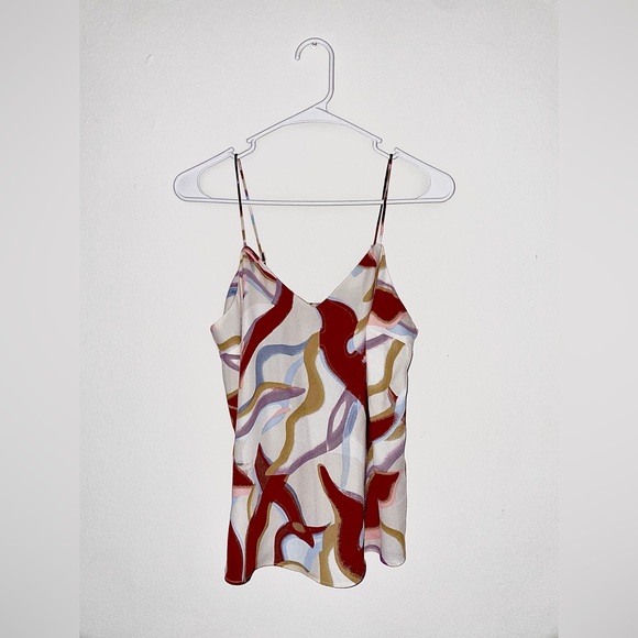 Nine West v neck patterned cami size XS - Picture 1 of 3